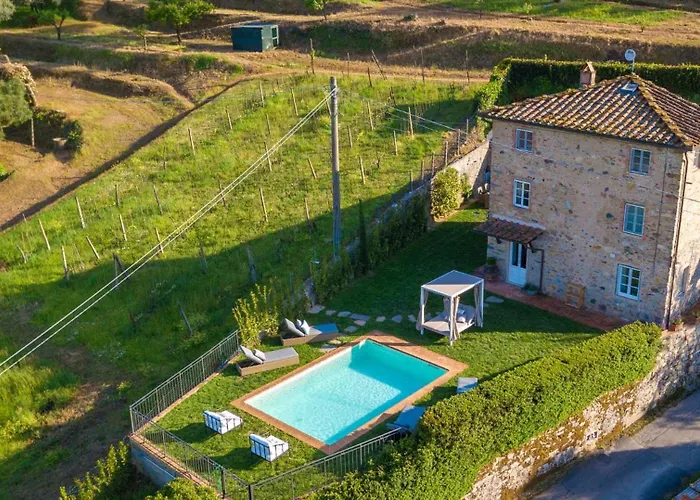 Villa Aperitivo, Romantic And Panoramic Stone Farm Capannori