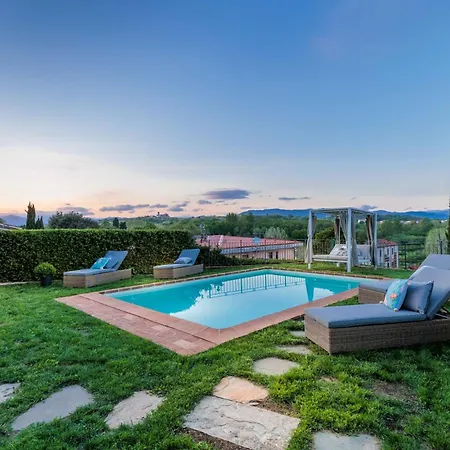 Aperitivo, Romantic And Panoramic Stone Farm Villa