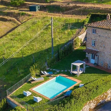 Aperitivo, Romantic And Panoramic Stone Farm Villa *